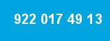 922 017 49 13 922 017 49 13